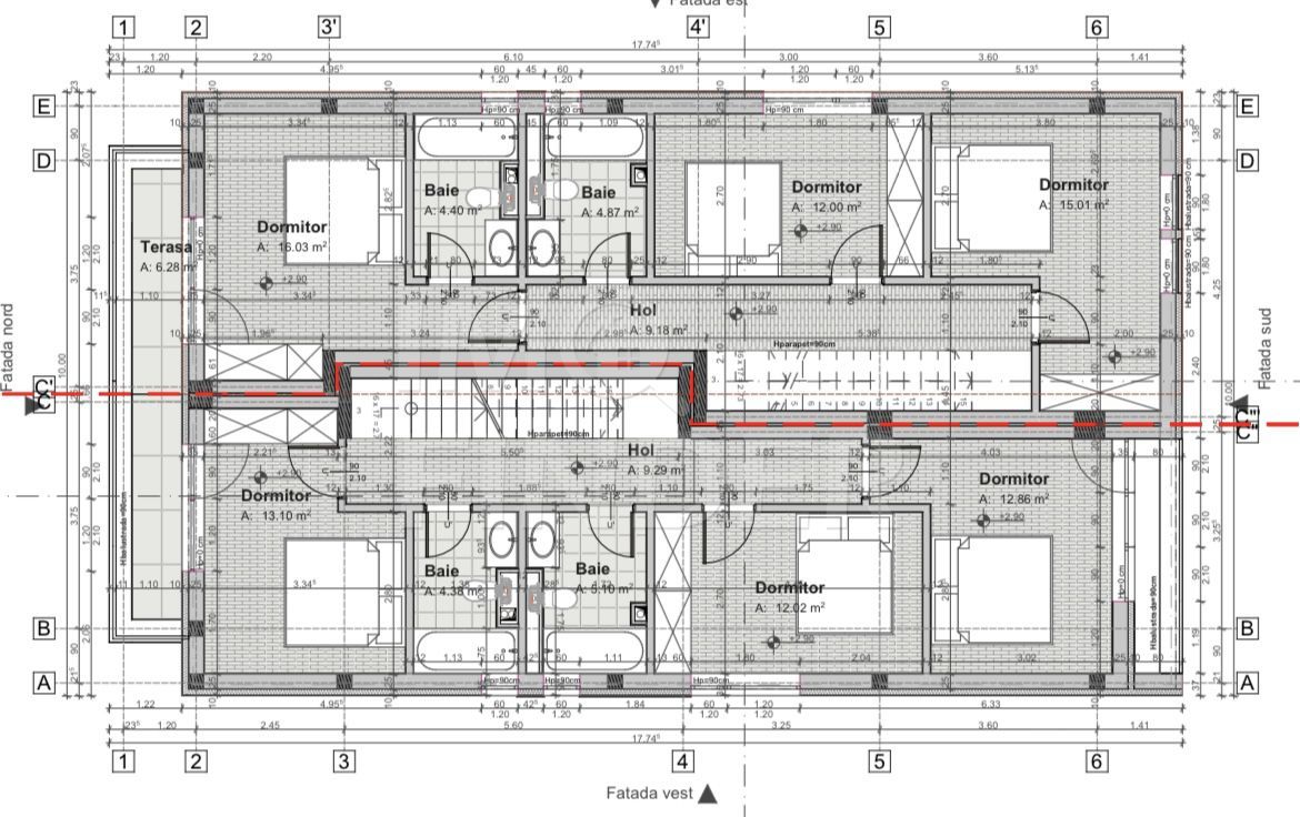 Vanzare parte de duplex 200 mp utili, teren 230 mp, Andrei Muresanu - Poză 10