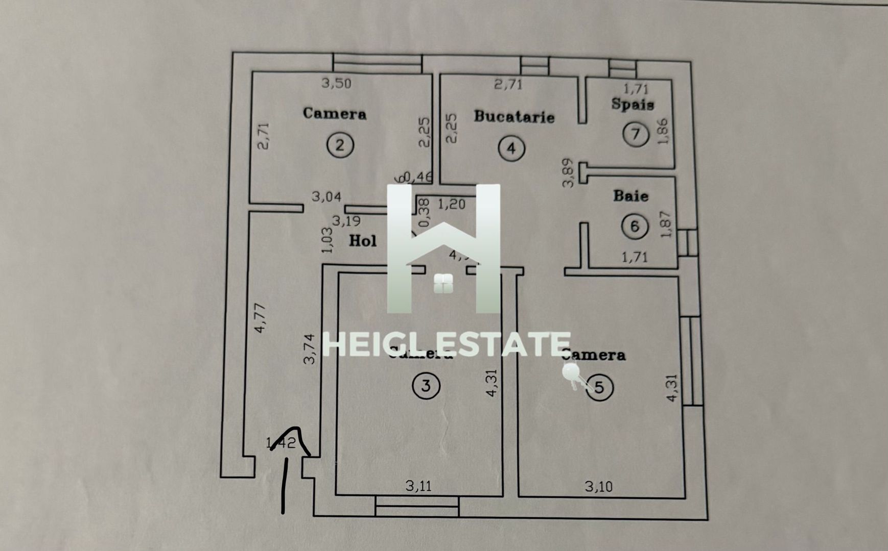 Apartament decomandat cu 3 camere in Sanandrei comision 0 - Poză 16