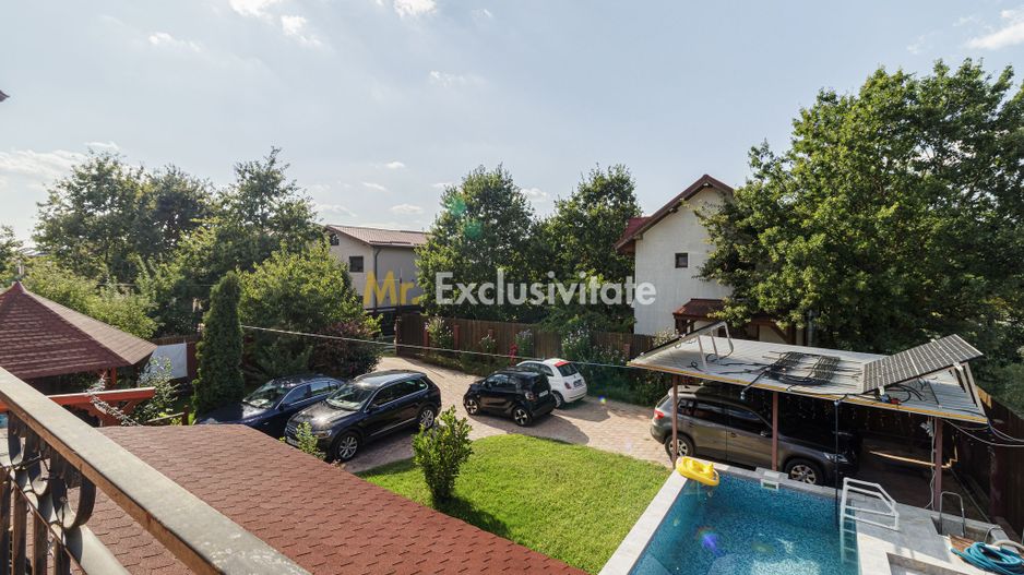 Vilă individuală cu 5 camere, piscină și curte generoasă | Mogoșoaia - Poză 25