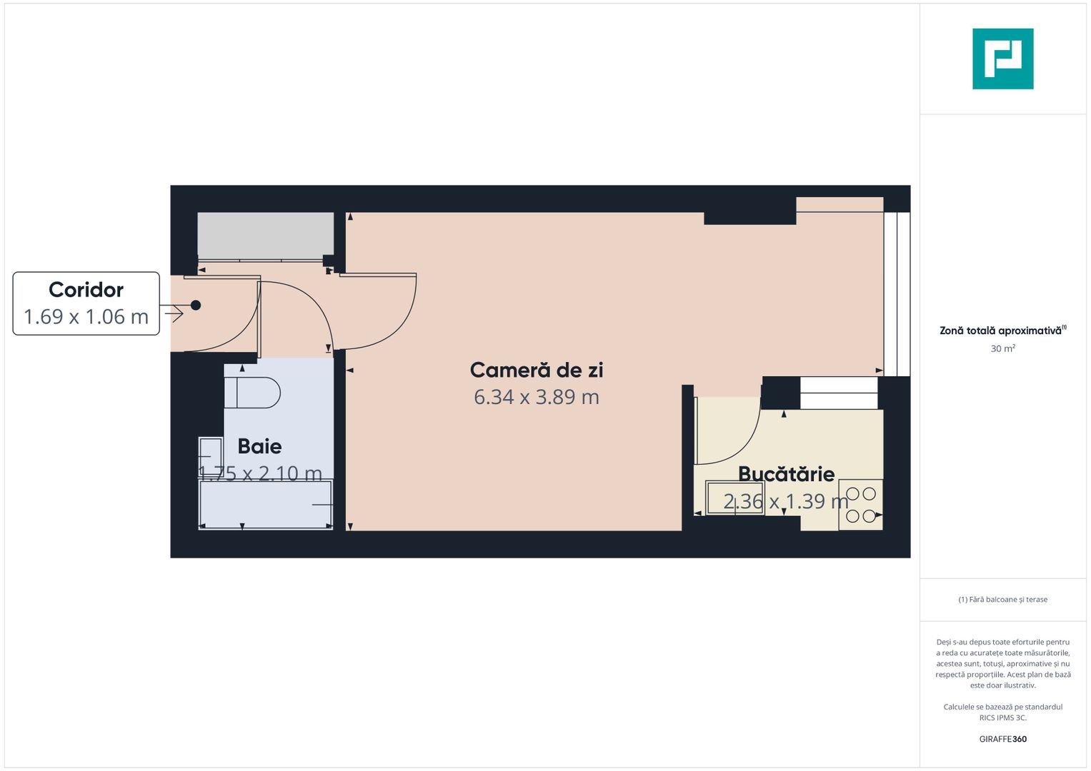 Garsoniera moderna la 1 minut de Metrou Gara de Nord - Poză 8