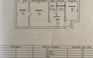 Comision 0% | Apartament 3 Camere | Etaj 1 | Sagului/ Liviu Rebreanu - Poză 12