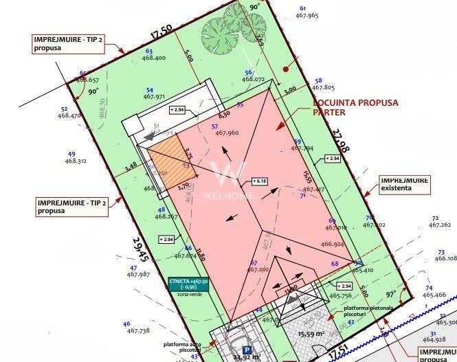 Casă individuală pe un singur nivel - Cisnădie - Schiță 16