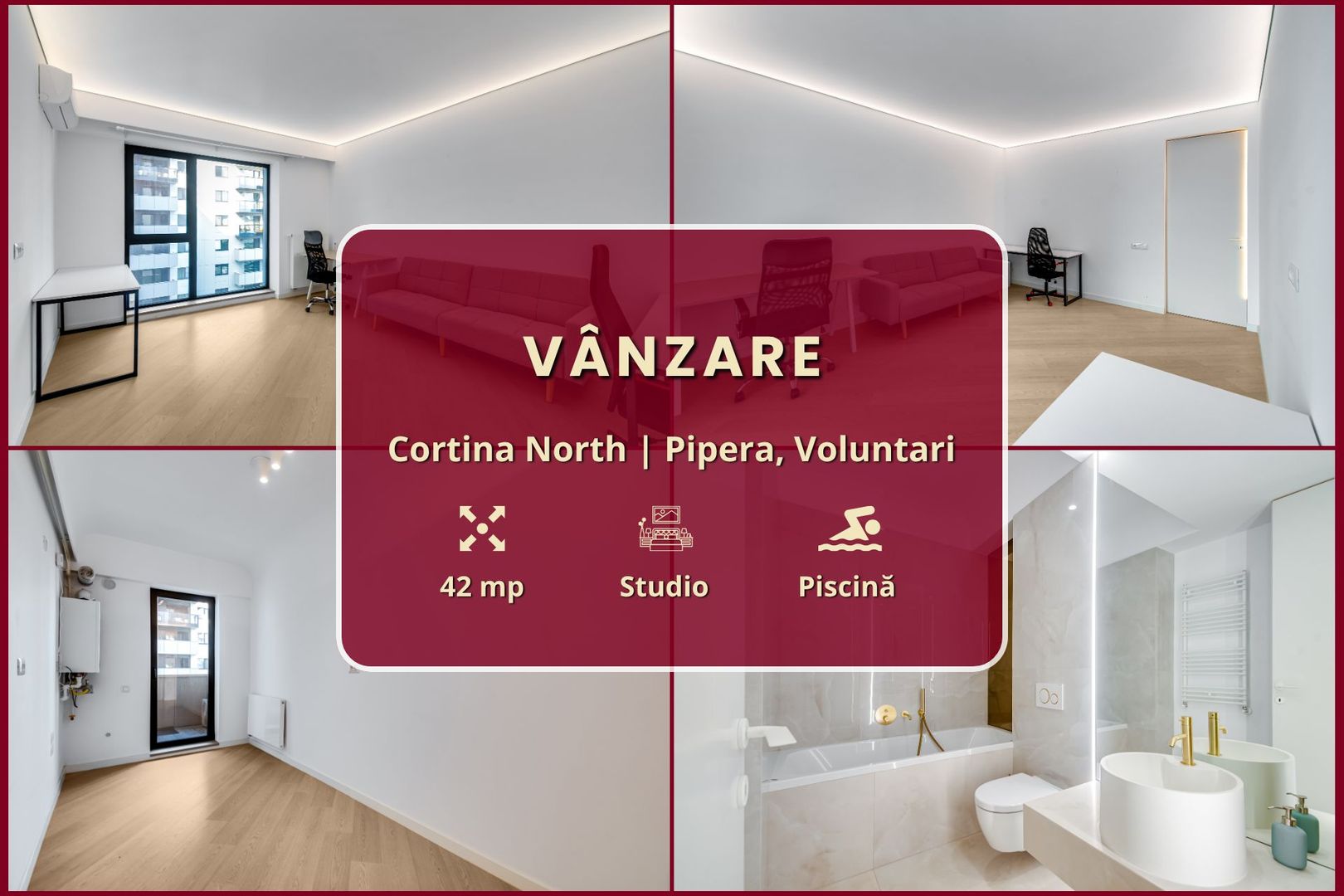 Cortina North || Studio || Finisaje de lux || Comision 0% - Poză 2