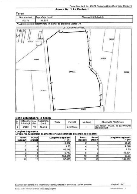 Teren extravilan Ungheni jud. Mures 4,4 ha - nod din Autostrada Transilvania - Poză 2