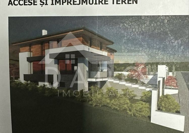 Teren 550 mp Platoul Cornesti cu autorizatie de construire casa - Poză 1