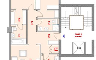 Apartament cu 3 camere ***142mp*** // Herastrau - Cartierul Francez - Schiță 51