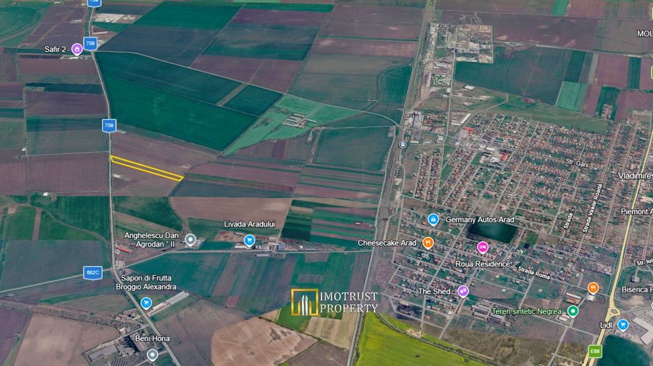 Teren agricol de vanzare Arad - Poză 3