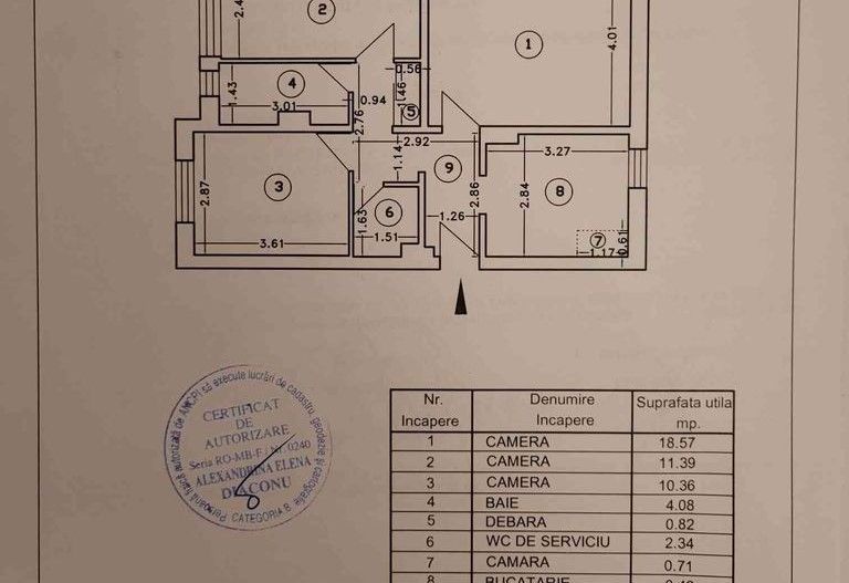 Vanzare apartament 3 camere, 2 bai, bloc 1983 Titan- Fizicienilor - Poză 12