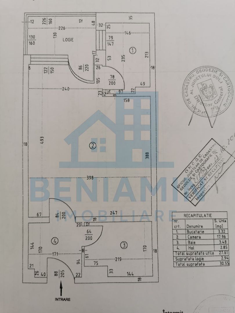 Garsoniera - mobilata - utilata - renovata - 31mp - Brazda lui Novac - Schiță 7