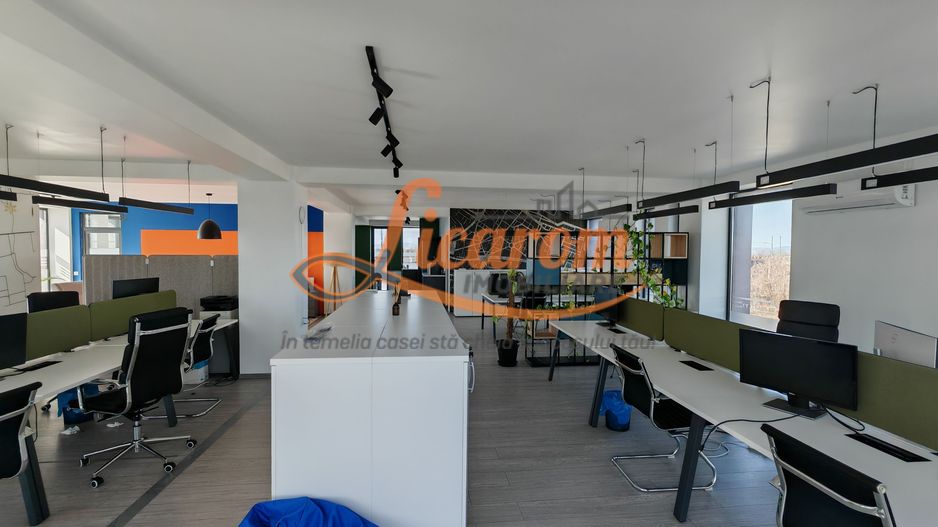 Spatiu de birouri/ call center/IT ,190 mp de inchiriat pret 2280 euro - Poză 2