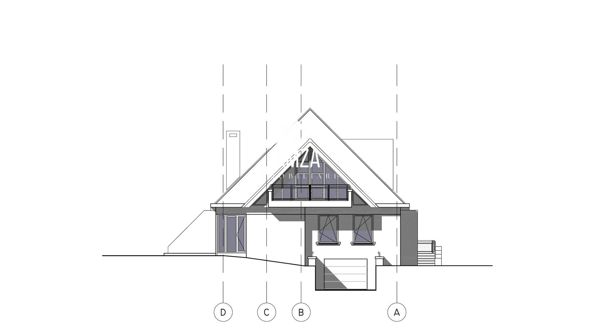VILĂ DEOSEBITĂ D+P+M, 351 MP UTILI + TERASE, TEREN 690 MP – ȘELIMBĂR - Poză 2