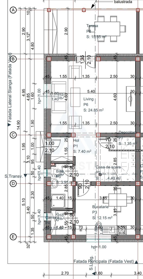 Casa tip duplex , 250 mp curte zona Arhitectilor - Poză 18
