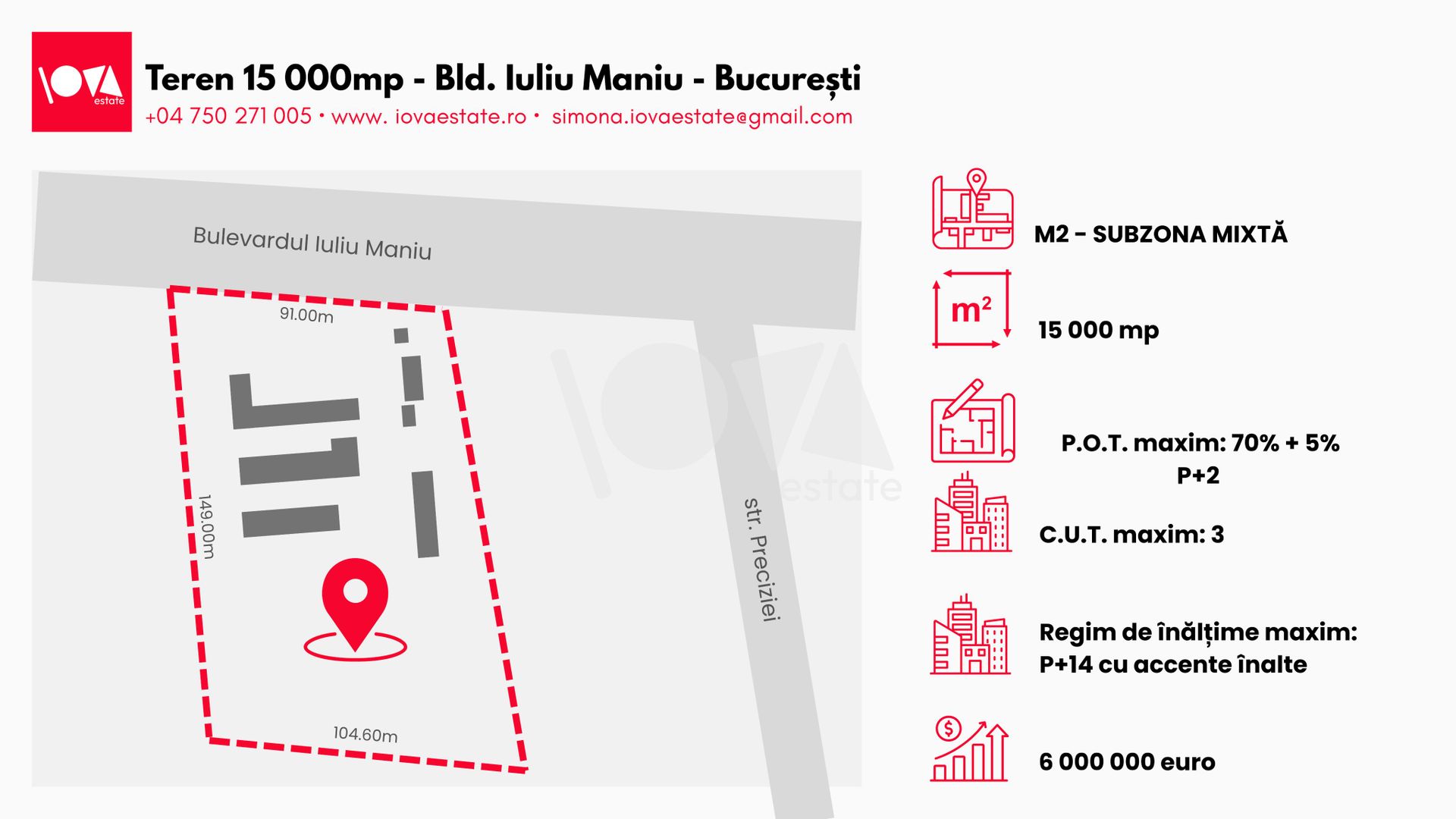 De vânzare: teren 15 000mp - Bd. Iuliu Maniu - oportunitate investiție - Poză 2