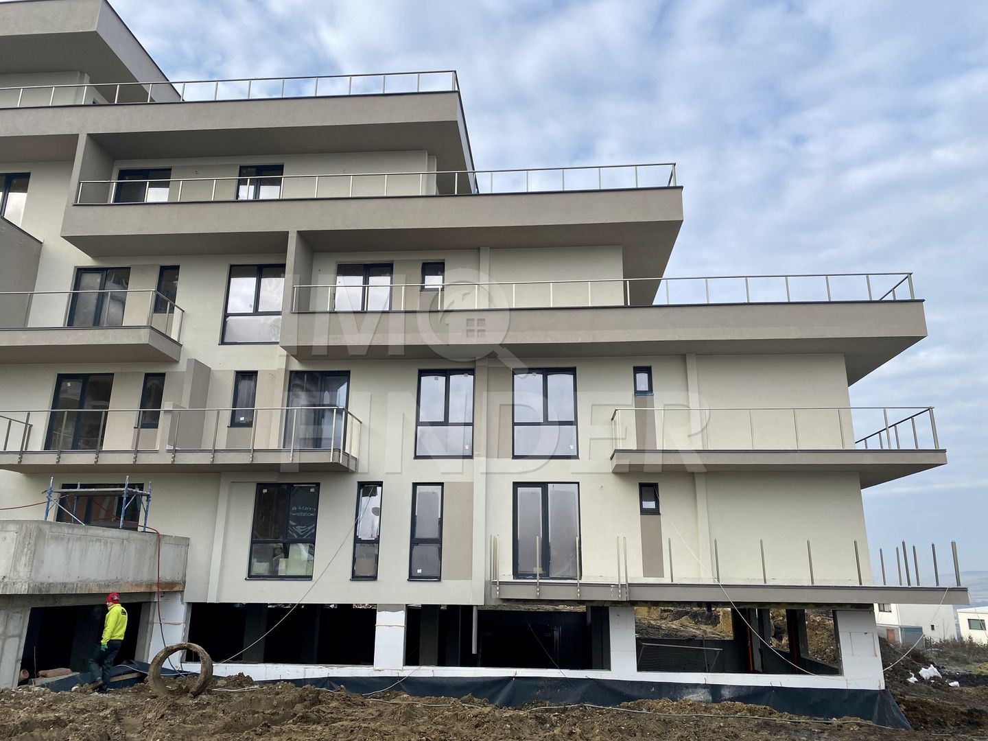 Apartament 3  camere, 64 mp, zona VIVO, semifinisat - Poză 8