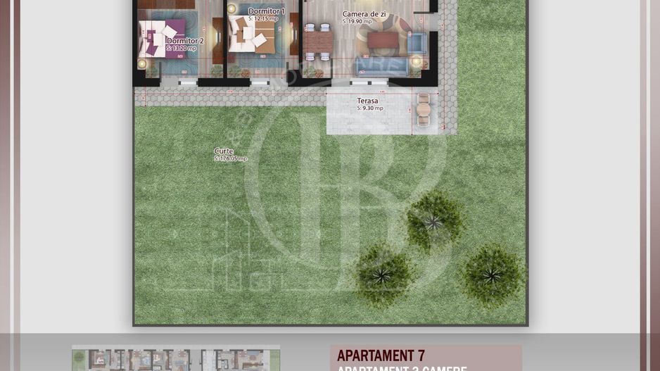 3 camere cu  gradina  Titan Pallady Metrou Nicolae Teclu - Schiță 2