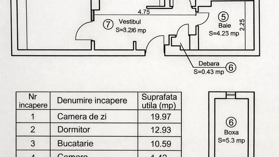 Apartament 2 camere 59 mp Manastur zona LPS - Poză 8