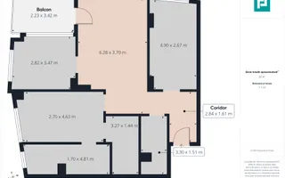 Apartament 3 camere - ARED Kaufland - Poză 19