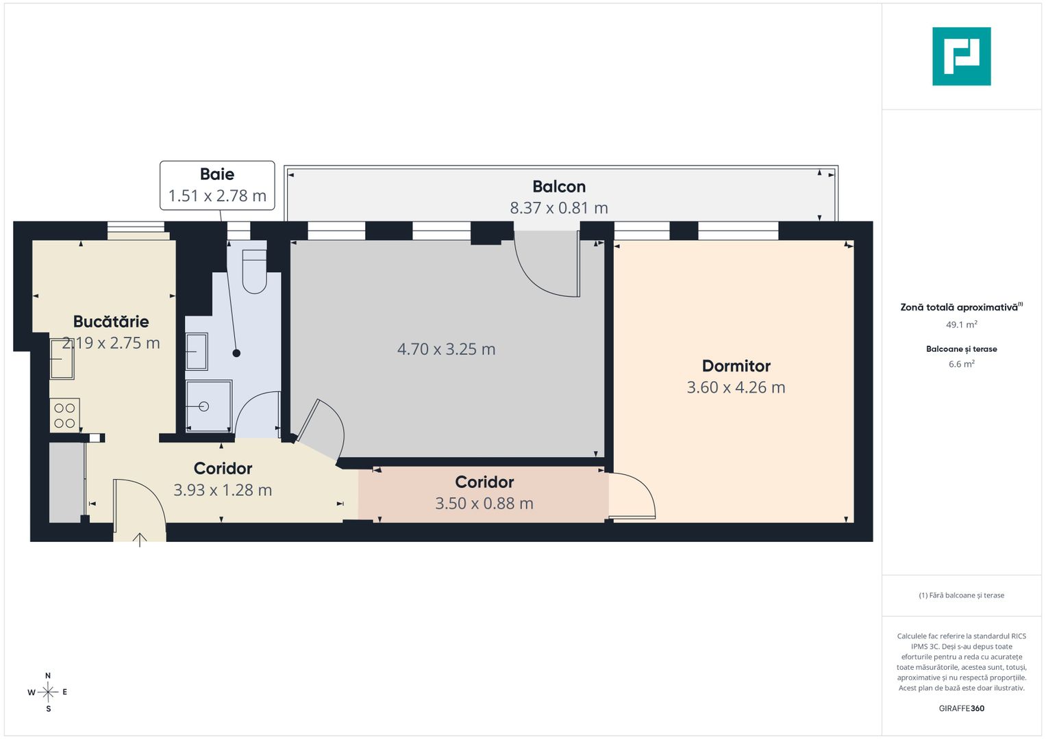 Apartament 2 camere, Dorobanți - Poză 9