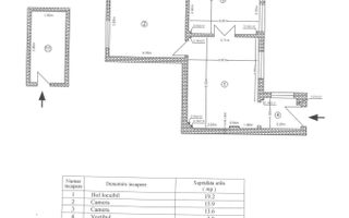 APARTAMENT 3 CAMERE IN IMOBIL INTERBELIC | UNIRII - Schiță 13