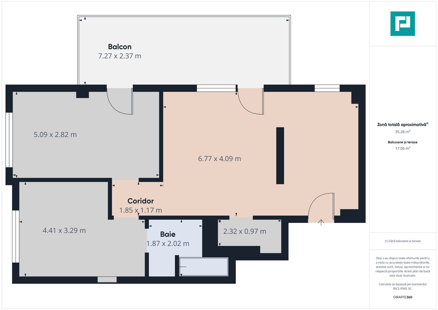 Apartament modern cu 4 camere, curte și terasă – liniște și confort ap - Poză 8