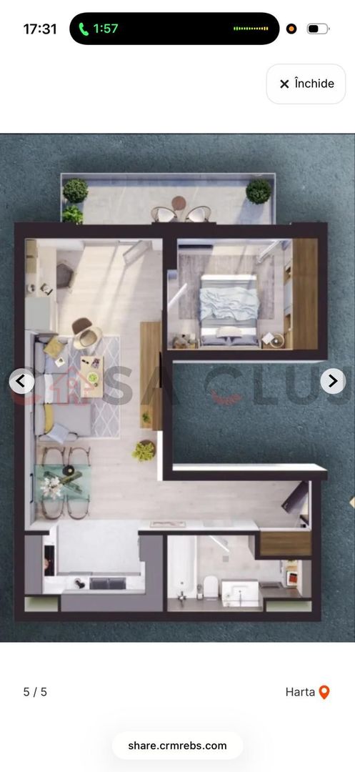 2 camere la cheie, imobil nou, parcare subterana! - Poză 15