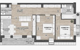Apartament 3 camere 80 mp, priveliște superbă spre Lacul Gheorgheni&Iulius Mall - Poză 14