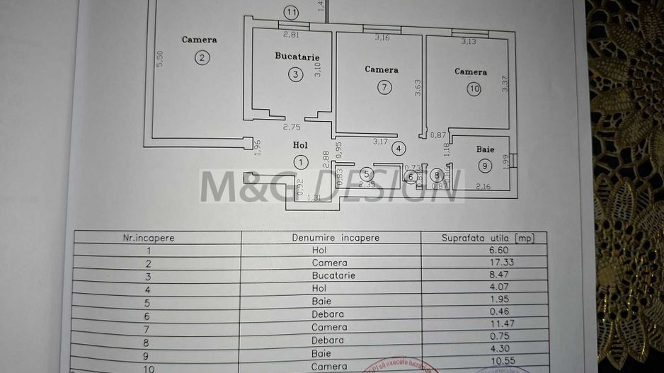 3 camere, decomandat, 2 bai, Circumvalatiunii cu centrala - Poză 4