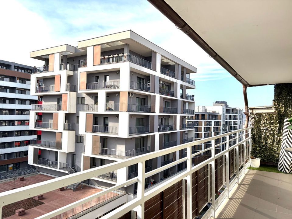 Penthouse pe 2 niveluri l 160 mp utili l terase 75 mp l parcare l B. Z - Poză 15