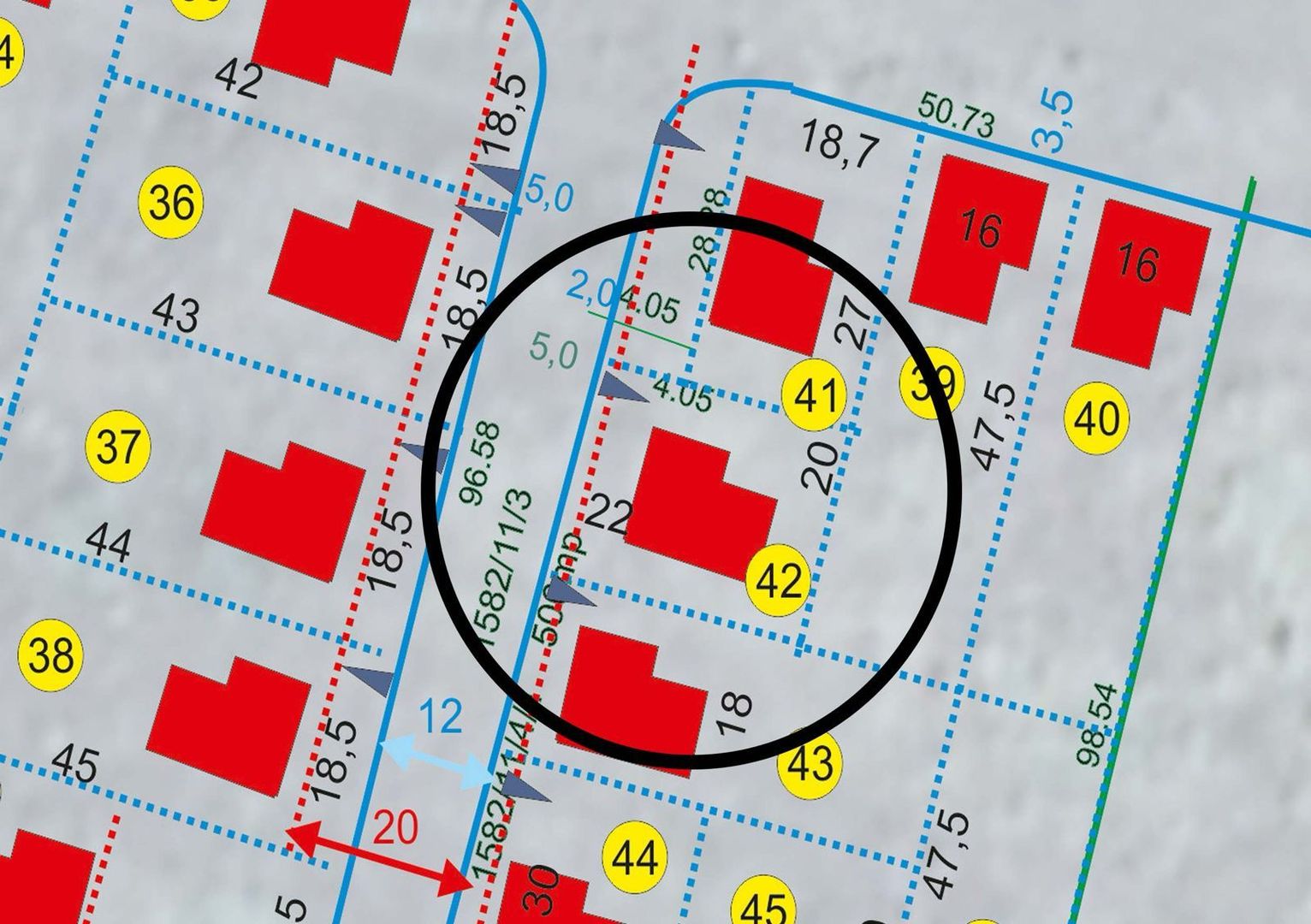 Teren intravilan pentru constructii in cartier Belvedere Parcela 42 - Poză 1