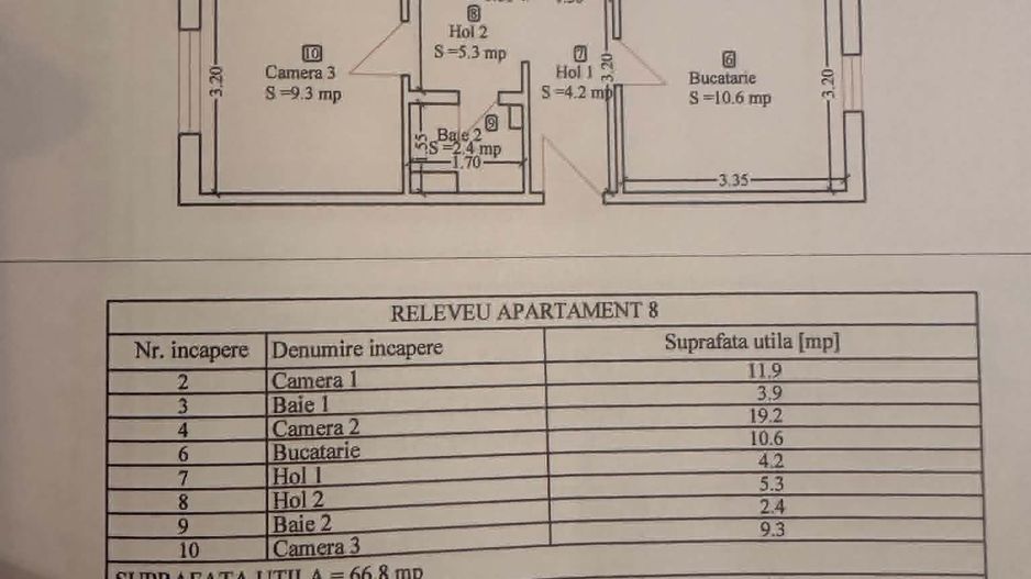 Dambovita | 3 camere | Decomandat | Centrala proprie | 2 bai | 2 balcoane - Poză 19