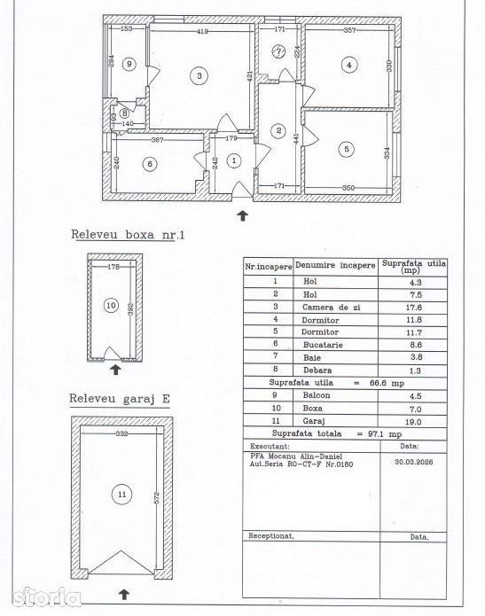 Tomis II | 3 camere decomandate | Garaj propriu | Boxă - Poză 19