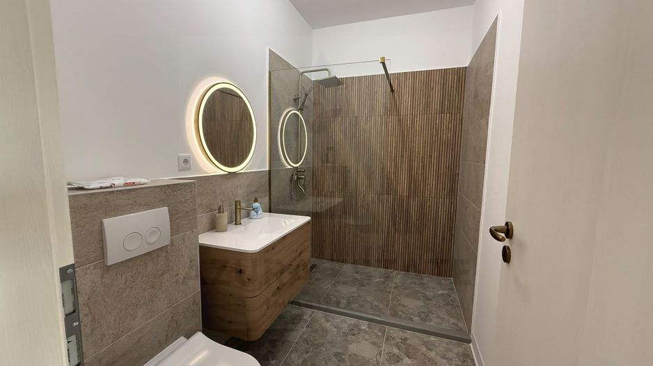 Apartament lux prima inchiriere 3 camere 76mp utili si boxa Selimbar - Poză 8