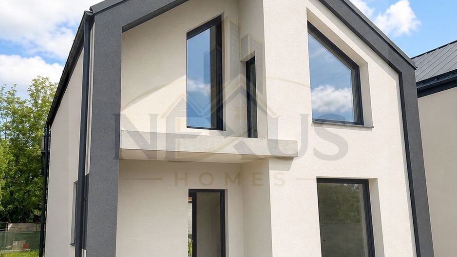 Casă P+1+pod, 4 camere, 3 băi, 97 mp utili, teren 350mp, Berceni - Poză 1