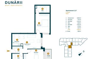 Apartament cu CF 3 camere la 5 minute de Iulius Mall - Poză 1
