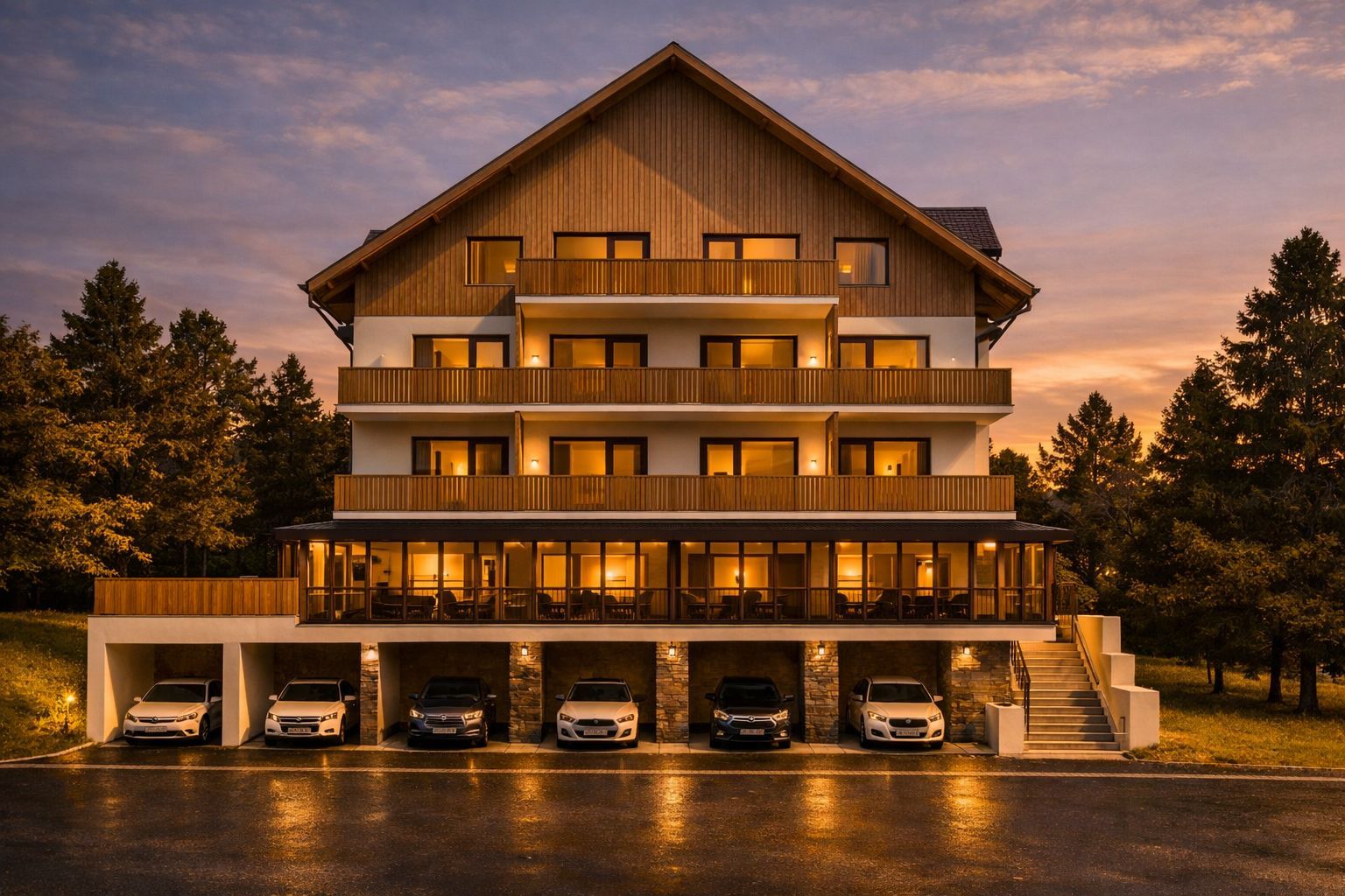 Cladire Pensiune D+P+2+M+Pod - 1089 mp + teren 893 mp - Sinaia - comision 0% - Poză 1