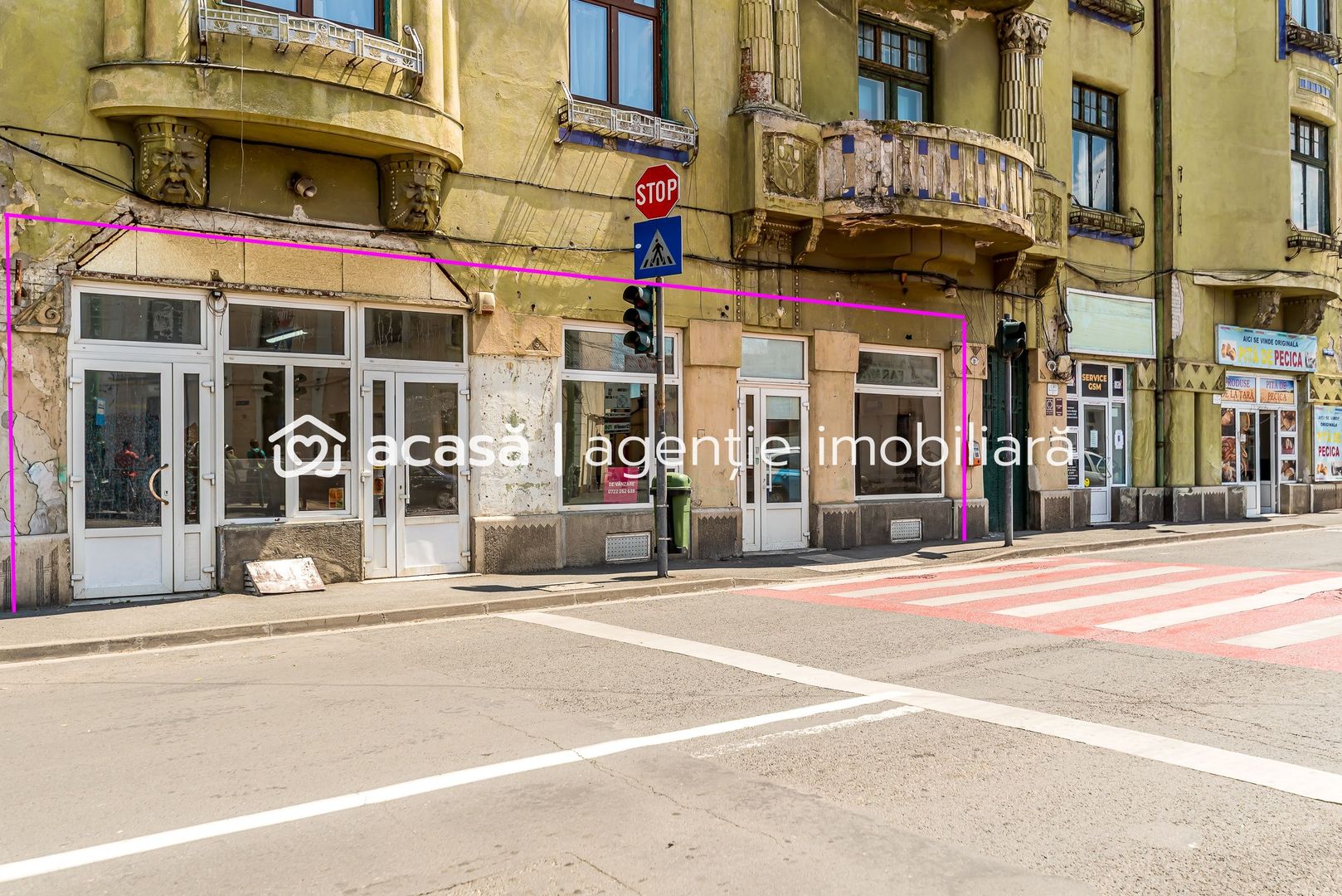 Spatiu comercial ,cu vitrina de  in zona Boul Rosu. - Poză 1