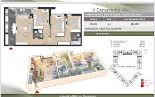 Apartament 4 camere spațios,  Sector 1, amenajat, comision 0% - Poză 19