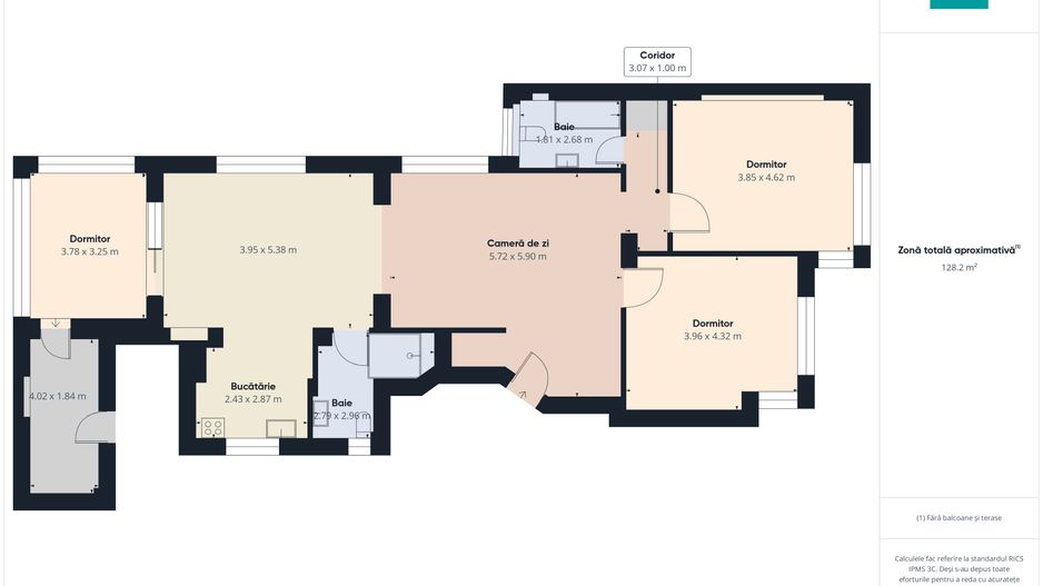 Apartament modern cu 4 camere pe Bulevardul Dacia - Poză 8