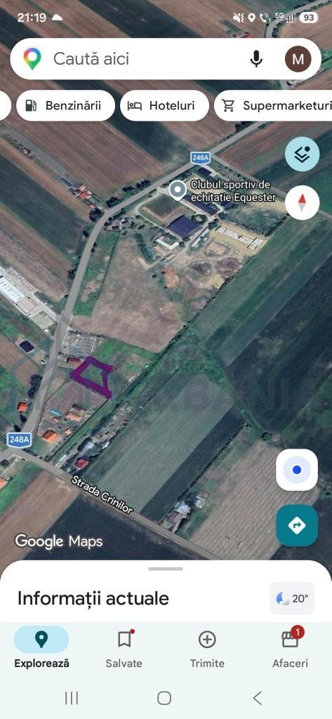Teren de vânzare în Voinesti, Iași – zonă în dezvoltare, lângă Equester - Poză 1