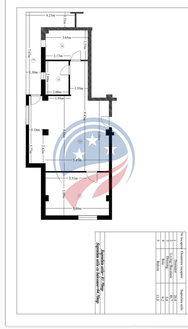 Apartament cu finisaje de lux/1 mai/bloc nou/ Craiova - Poză 20