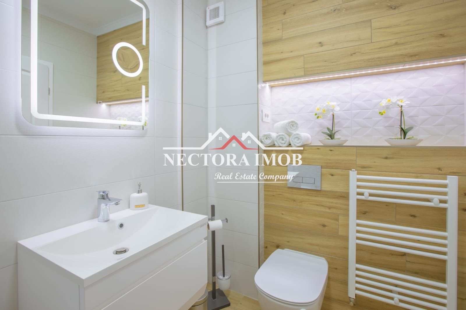 NECTORA IMOB-Apartament 2 camere,62 mp,Prima Onestilor,mobilat/utilat - Poză 7