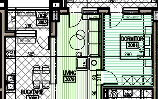 Apartament B20 cu 2 Cam. si 2 Balcoane Et.2/3  Bl.Nou str.Ostroveni - Poză 10