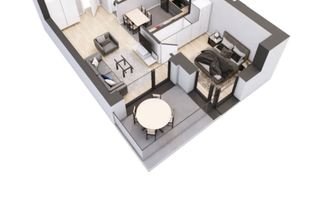 Apartament -Studio Dublu, City Point Aviatiei Faza 2, Anul 2026 - Poză 6