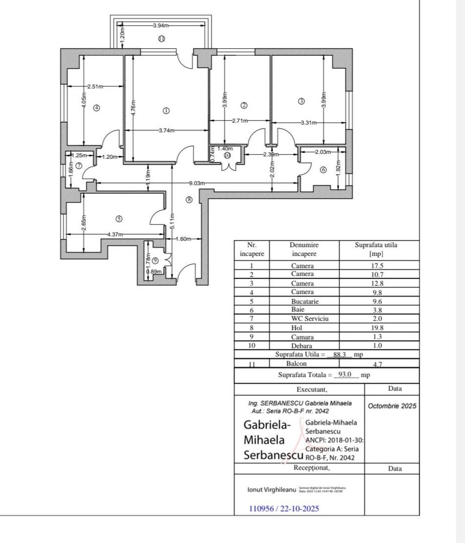 Apartament cu 4 camere 93 mp - Iuliu Maniu - Poză 2