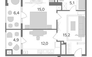 Vânzare, apartament, 1 cameră, șos. Hâncești, Telecentru - Poză 4