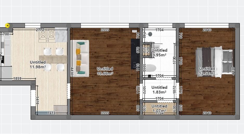 Apartament-2 camere-Super Pozitie - Poză 7