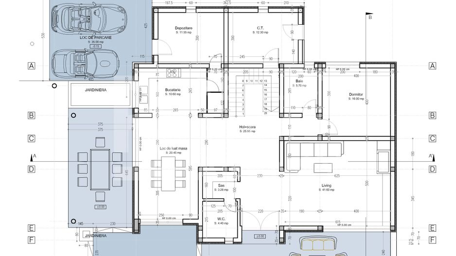 Casă P+1, 315 m² utili | Teren 1.300 m² | Pe malul lacului Ostratu - Schiță 16