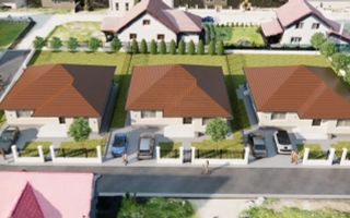Casa 4 cam.2 băi,1 pivniță 1 dressing,500mp.teren,gard,pavaj - Poză 15