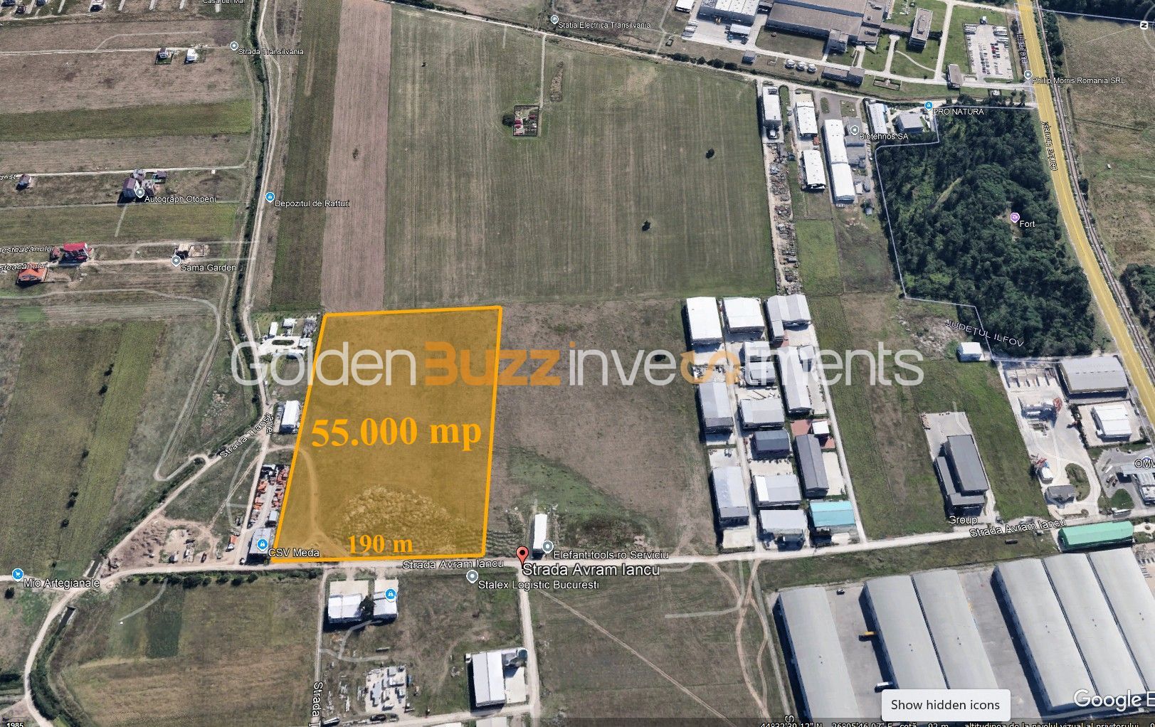 Teren logistic - Otopeni - Str. Avram Iancu - Parcelabil - Poză 1