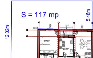 Apartament 2 camere si gradina de 117 mp de vanzare zona Doamna Stanca - Schiță 8
